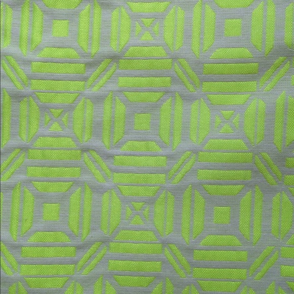 J.Crew Miniskirt Chartreuse Yellow Green Geometric - Picture 5 of 7